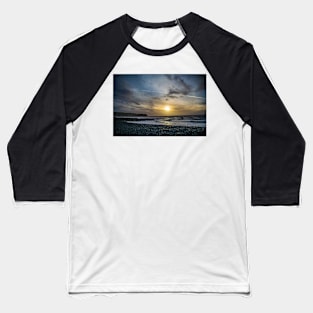 Winter Sunset Baseball T-Shirt